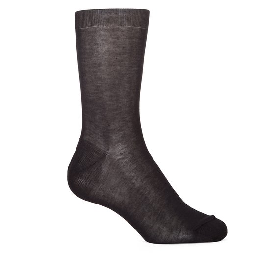 Luxury Fine Cotton Plain Dress Socks-essentials-Fifth Avenue Menswear