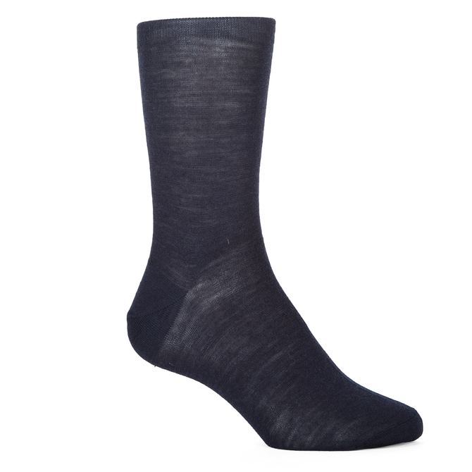 Luxury Fine Wool Plain Dress Socks