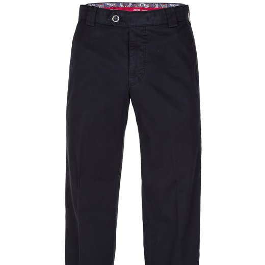 Roma Luxury Light Weight Stretch Cotton Chino-trousers-Fifth Avenue Menswear