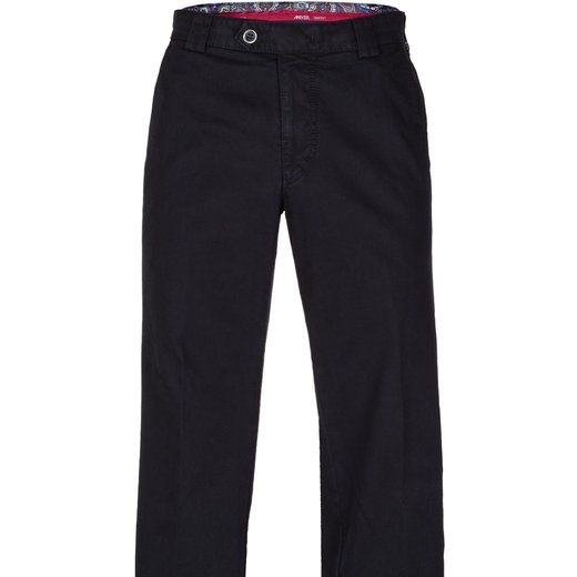 Roma Luxury Soft Stretch Cotton Chino-back in stock-Fifth Avenue Menswear