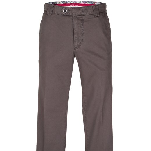 Roma Luxury Soft Stretch Cotton Chino-back in stock-Fifth Avenue Menswear