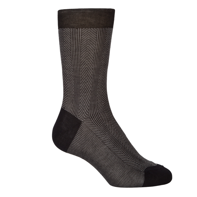 Luxury Fine Cotton Pattern Dress Socks