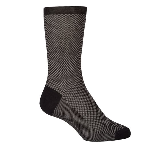 Luxury Fine Cotton Pattern Dress Socks-essentials-Fifth Avenue Menswear