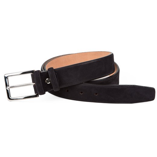 Luxury Nubuck Leather Dress Belt-gifts-Fifth Avenue Menswear