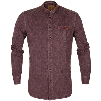 Fazed Washed Paisley Print Casual Shirt