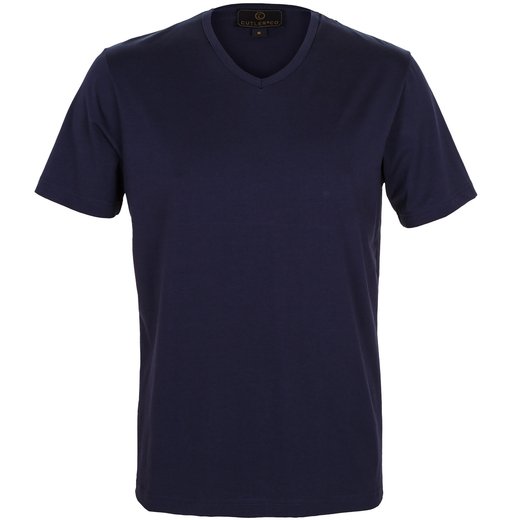 Henry Plain V-Neck T-shirt-Fifth Avenue Menswear