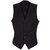 Mighty Black Wool Waistcoat