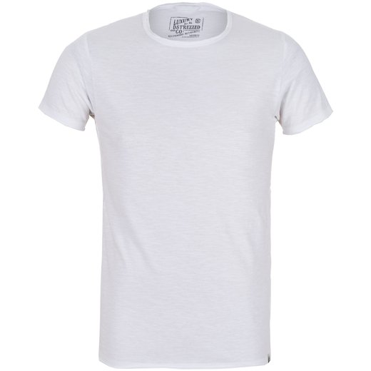 Slim Fit McQueen Slub Crew Neck T-Shirt-essentials-Fifth Avenue Menswear