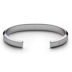 Polished Steel Icon Cuff Bracelet-FA2 Online Outlet Store