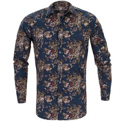 Slim Fit Zephyr Floral Print Casual Shirt-FA2 Online Outlet Store