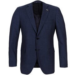 Luxury Italian Wool Blurred Check Blazer-FA2 Online Outlet Store