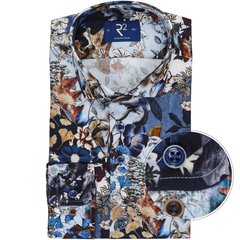 Luxury Cotton Floral Print Dress Shirt-FA2 Online Outlet Store