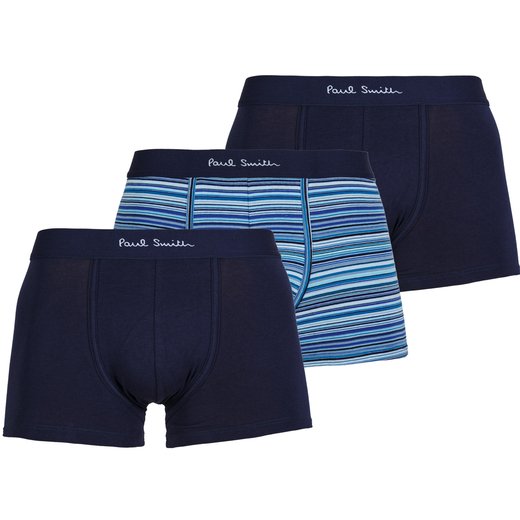 3 Pack Navy & Stripe Trunks-new online-Fifth Avenue Menswear