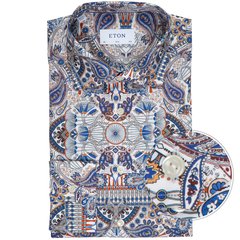 Slim Fit Paisley Print Dress Shirt-FA2 Online Outlet Store