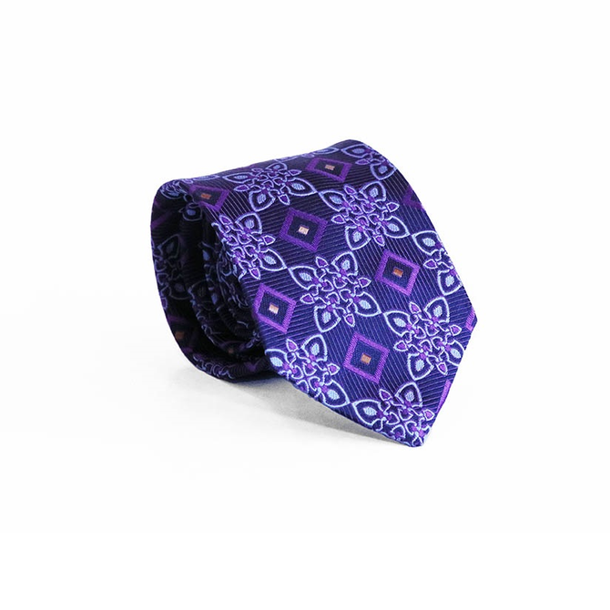 Limited Edition Bergamo Geometric Silk Tie
