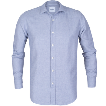 Slim Fit Micro Check Casual Shirt