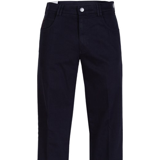 Diego Super Stretch Cotton 5 Pocket Trousers-new online-Fifth Avenue Menswear