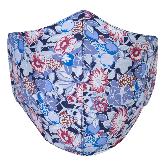 Limited Edition Bordeaux Floral Print Face Mask