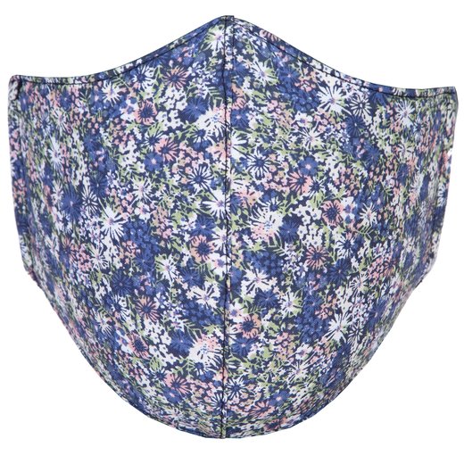 Adjustable Limited Edition Snow Flowers Face Mask-essentials-Fifth Avenue Menswear