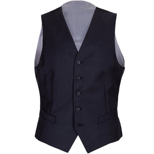 Mighty Charcoal Wool Dress Waistcoat-suit sale-Fifth Avenue Menswear