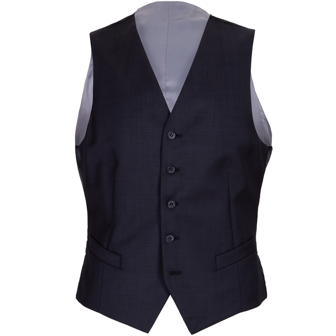 Mighty Charcoal Wool Dress Waistcoat