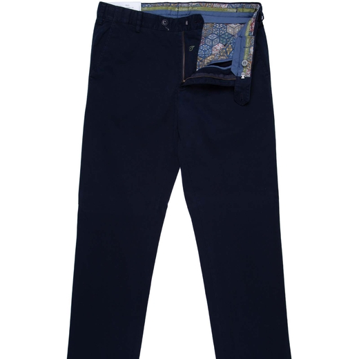 Oslo Luxury Stretch Cotton Travel Chino-back in stock-Fifth Avenue Menswear