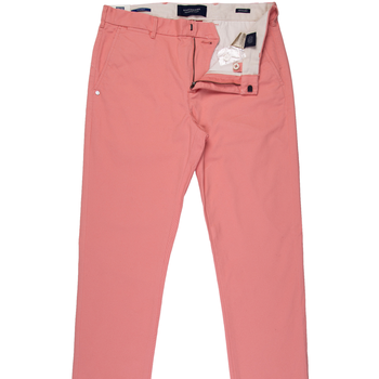 Stuart Pink Stretch Cotton Chinos