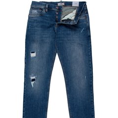 Servando-X Leporis Taper Fit Stretch Denim Jeans-FA2 Online Outlet Store