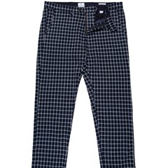 Slim Fit Delon Check Stretch Knit Casual Trousers-FA2 Online Outlet Store