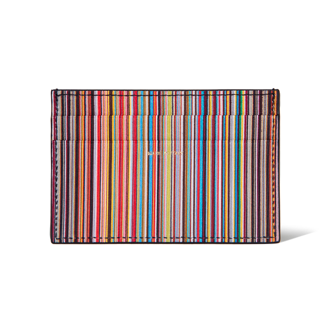 New Signature Stripe Credit Card Holder