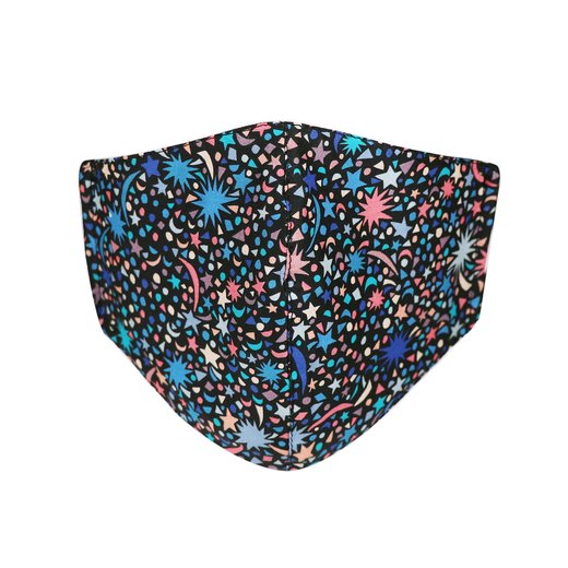 Kids Adjustable Fizz Pop Print Face Mask-accessories-Fifth Avenue Menswear