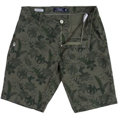 Slim Fit Dakota Flower Print Cotton Shorts-FA2 Online Outlet Store