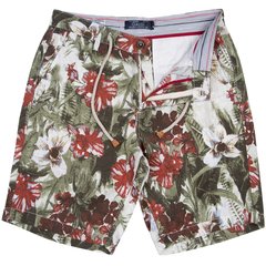 Floral Linen/Cotton Drawstring Shorts-FA2 Online Outlet Store