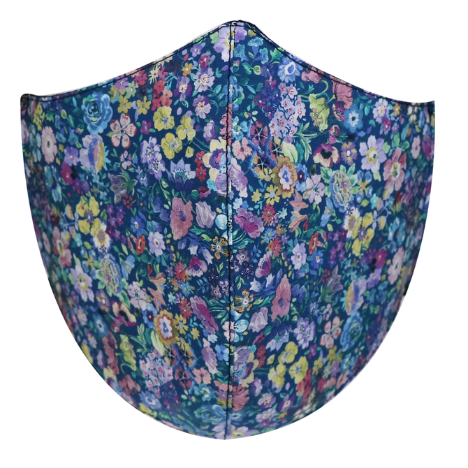 Adjustable Classic Garden Print Face Mask