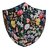 Adjustable Judes Garden Print Face Mask