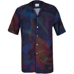 Classic Fit Oil Slick Print Shirt-FA2 Online Outlet Store