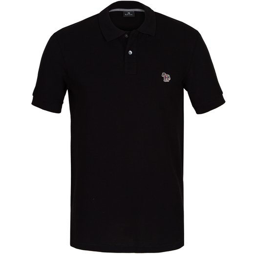 Organic Cotton Pique Zebra Logo Polo-new online-Fifth Avenue Menswear