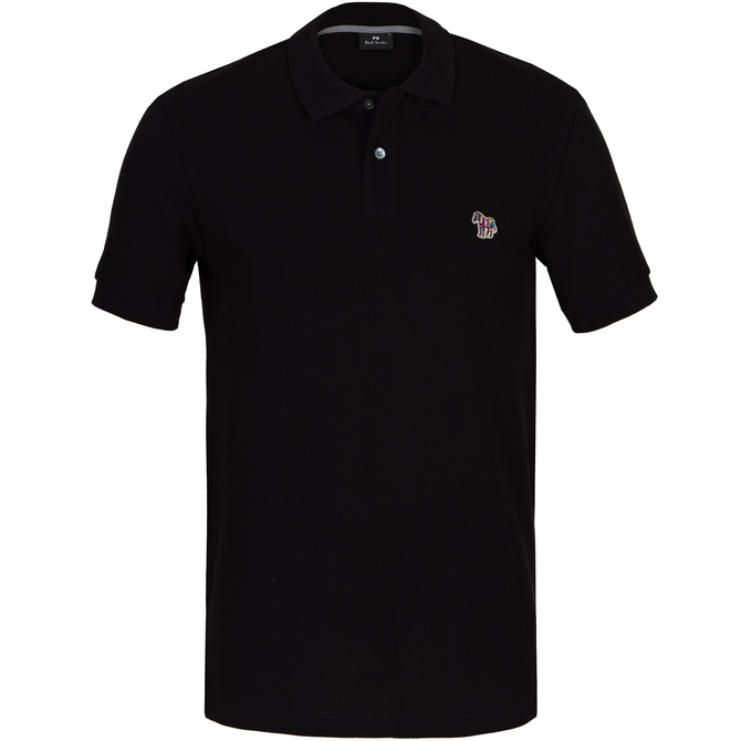 Organic Cotton Pique Zebra Logo Polo