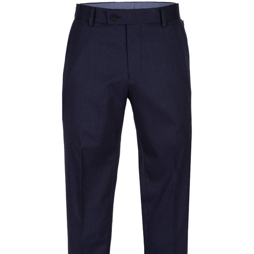 Slim Fit Cavalry Stretch Wool Dress Trousers-essentials-Fifth Avenue Menswear