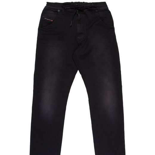 Krooley-E-Ne Tapered Fit Black Jogg Jean-new online-Fifth Avenue Menswear