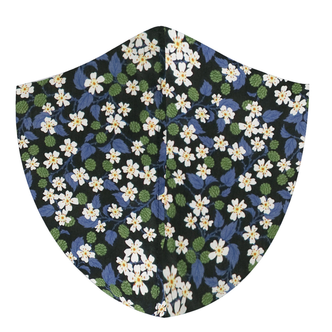 Adjustable Berry Wild Print Face Mask