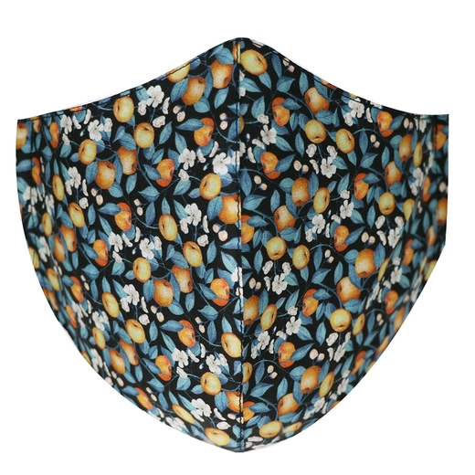 Adjustable Elvington Orchard Print Face Mask-accessories-Fifth Avenue Menswear