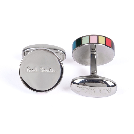 Artist Stripe Colours Edge Cufflinks-work-Fifth Avenue Menswear