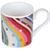 Swirl Stripe Printed China Mug