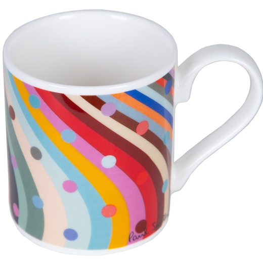 Swirl Stripe Printed China Mug-gifts-Fifth Avenue Menswear