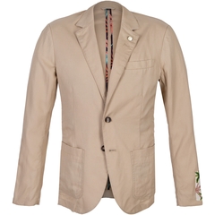 Unconstructed Lyocell, Linen & Cotton Blazer-FA2 Online Outlet Store