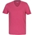 Slub Jersey Knit V Neck T-Shirt