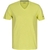 Slub Jersey Knit V Neck T-Shirt