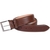 Wide Luxury Leather Contrast Edge Stitch Belt