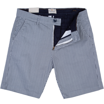 Charlie Stripe Stretch Cotton Chino Shorts